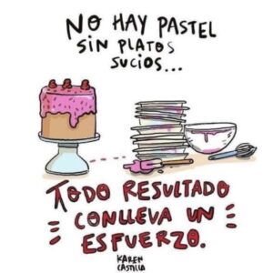 Todo resultado conlleva esfuerzo.