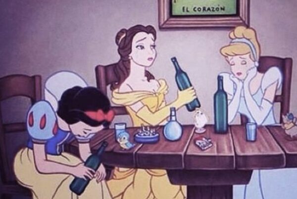 princesas disney huyendo de la realidad
